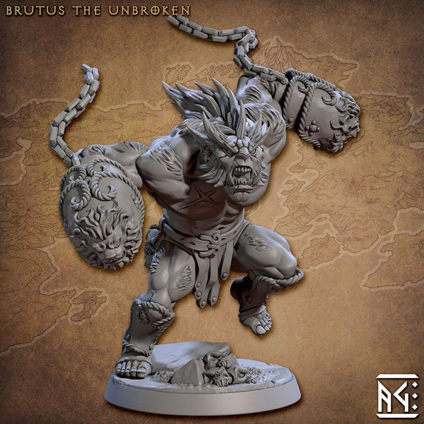 Brutus The Unbroken 3D-printed model