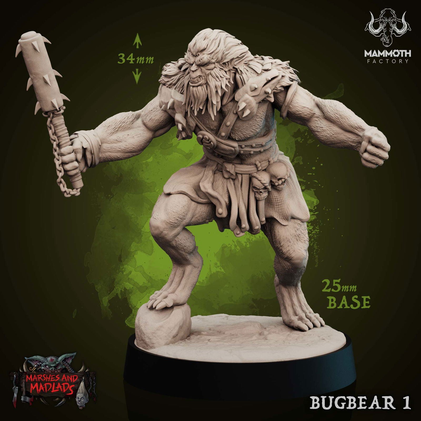 Bugbear Card Bugbear – The Printable Dragon