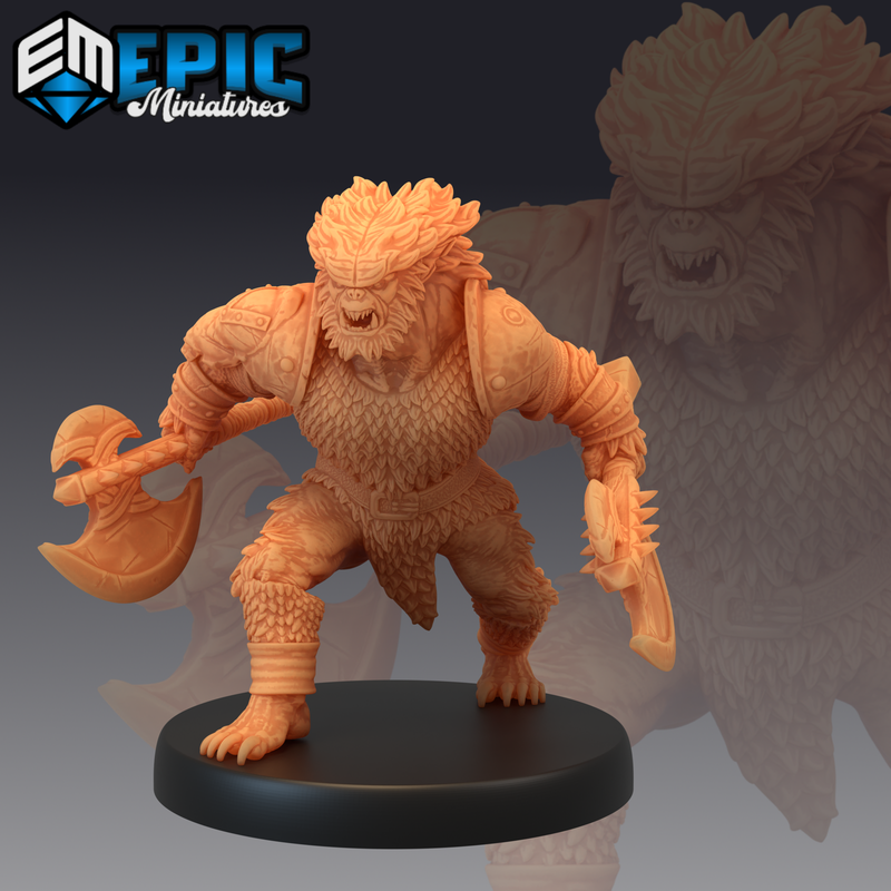 Bugbear Warrior 3D-printed model