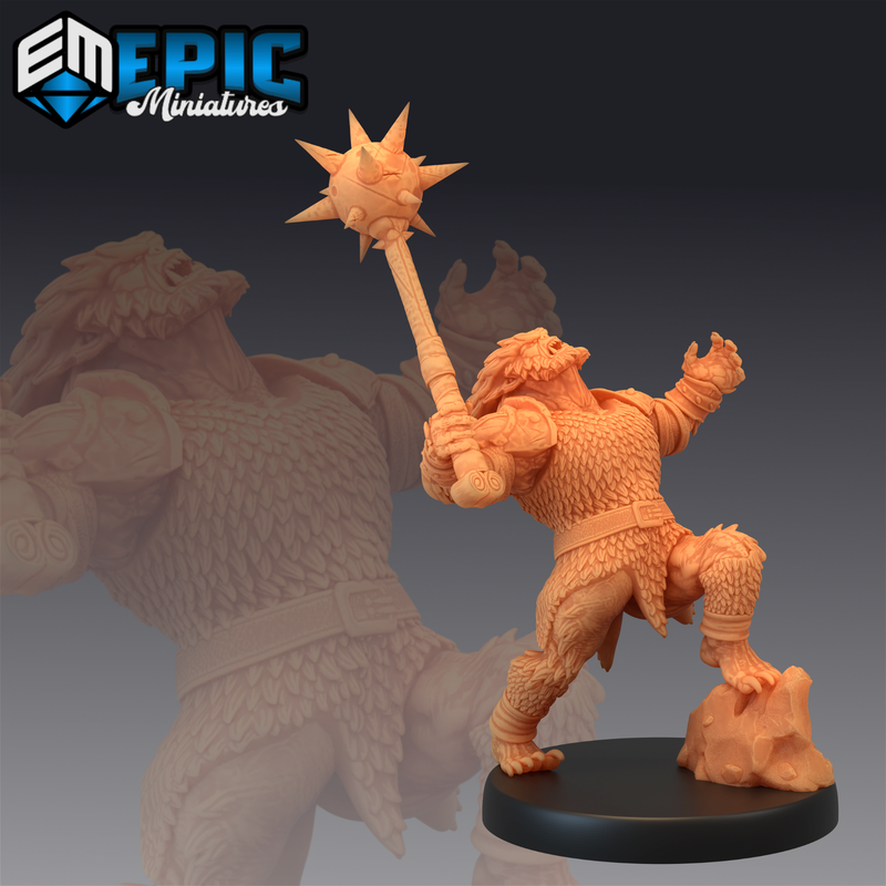 Bugbear Warrior 3D-printed model