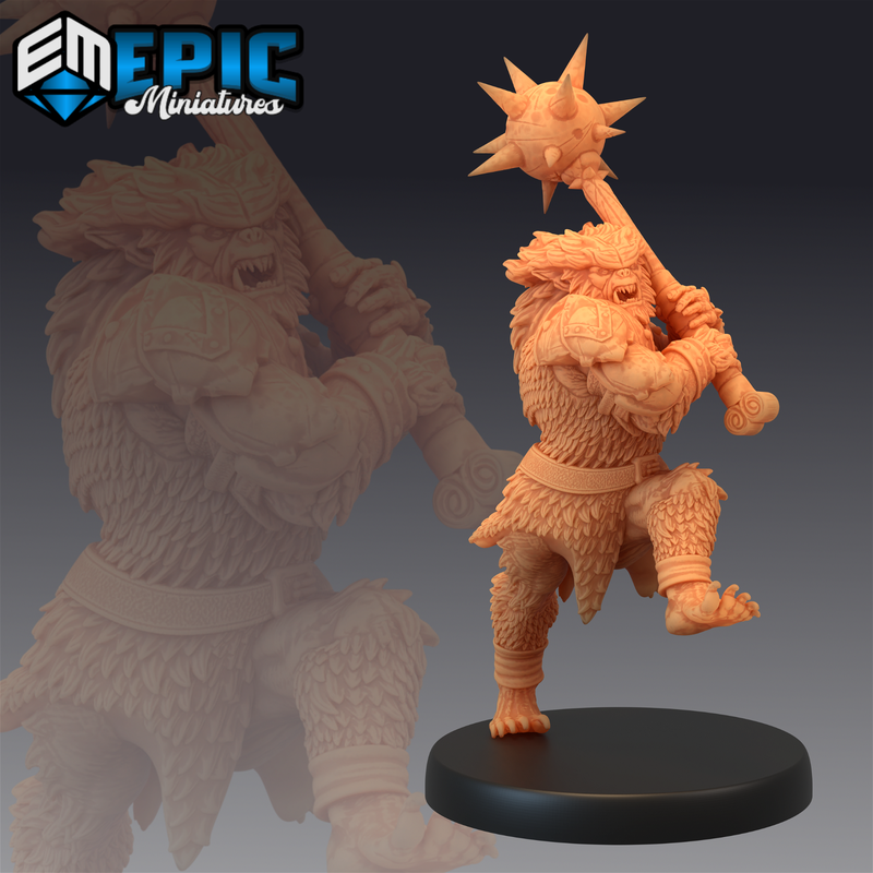 Bugbear Warrior 3D-printed model