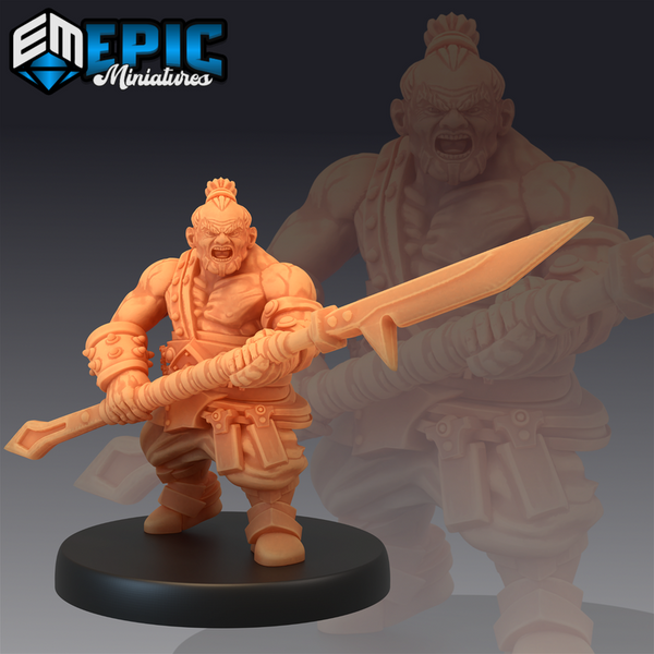 Bulky Dwarf 3D-printed model