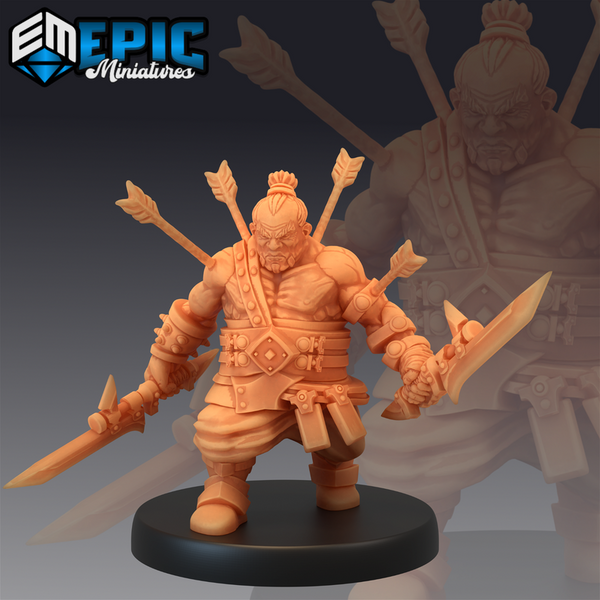 Bulky Dwarf 3D-printed model