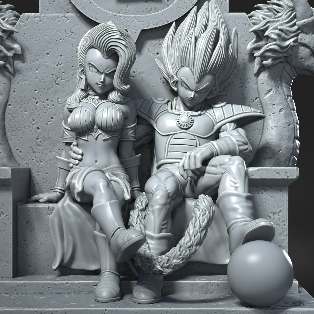 Bulma and Vegeta