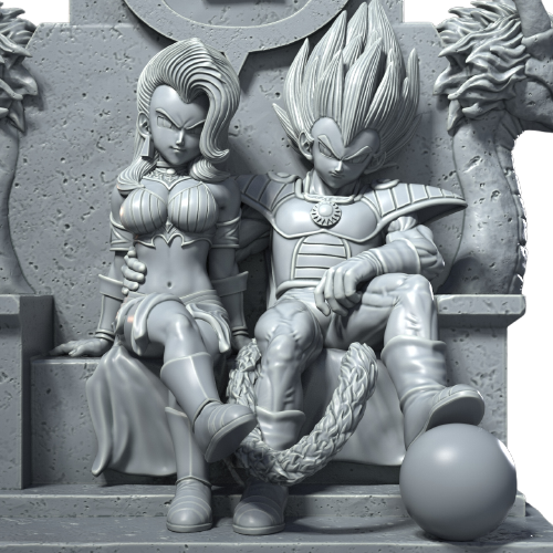 Bulma and Vegeta