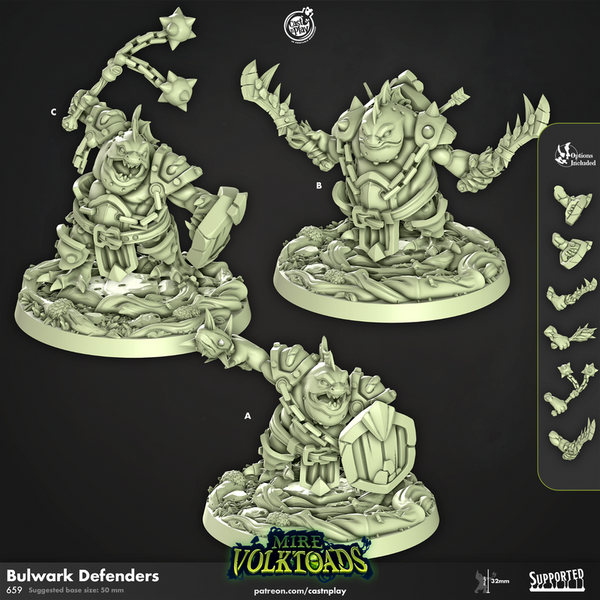 Bulwark Defenders 3D-printed model