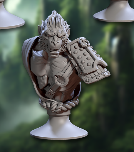 Vanara Monk Bust