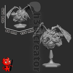 Balrog Bust 3D-printed model