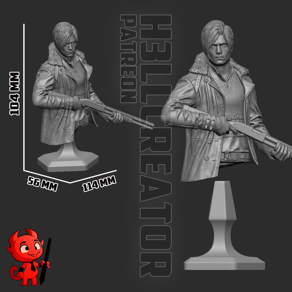 Leon Kennedy Bust