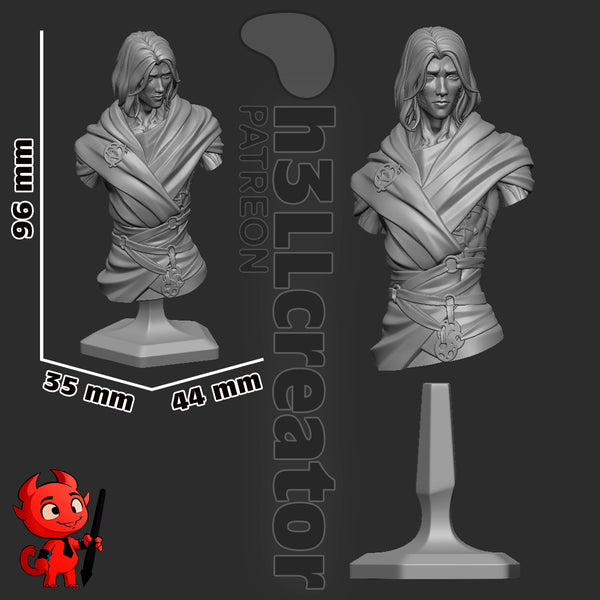 Viktor Bust 3D-printed model