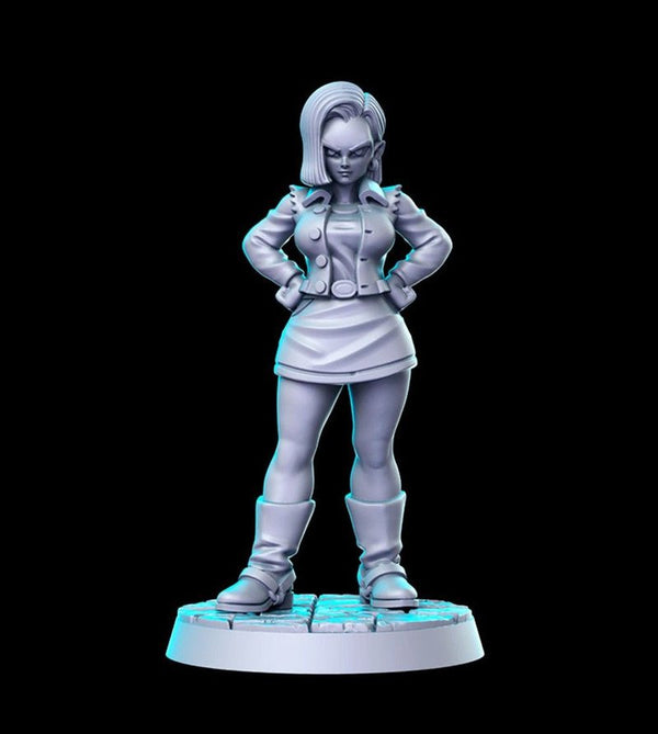 C18 3D-printed model