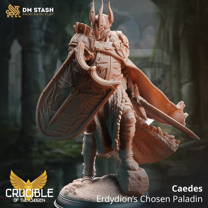 Caedes - Erdydion’s Chosen Paladin 3D-printed model