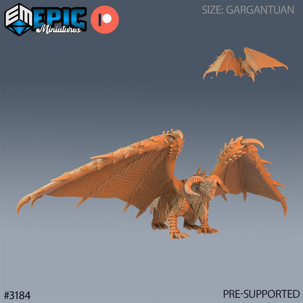 Calamity Dragon 3D-printed model