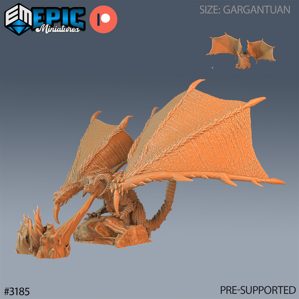 Calamity Dragon 3D-printed model