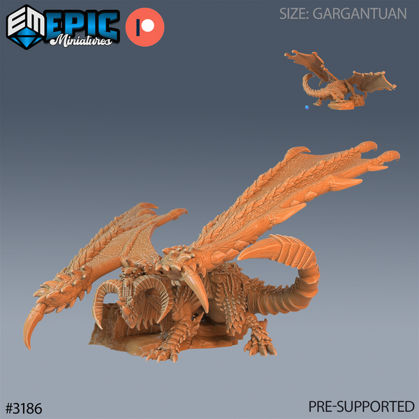 Calamity Dragon 3D-printed model