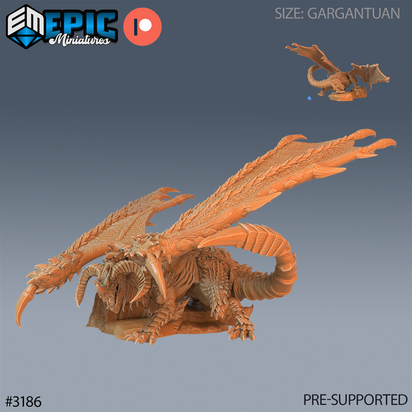 Calamity Dragon 3D-printed model