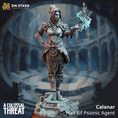 Calanar - Half Elf Psionic Agent - The Printable Dragon