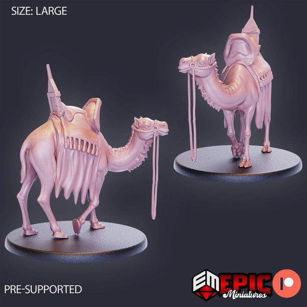 Camel 3D-printed model