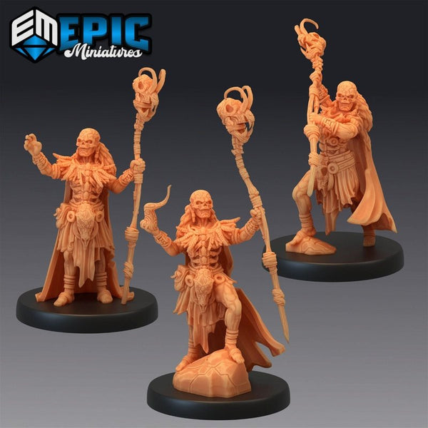 Cannibal Tribe Shaman 3D-printed model