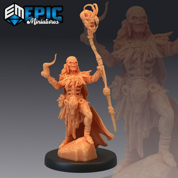 Cannibal Tribe Shaman 3D-printed model