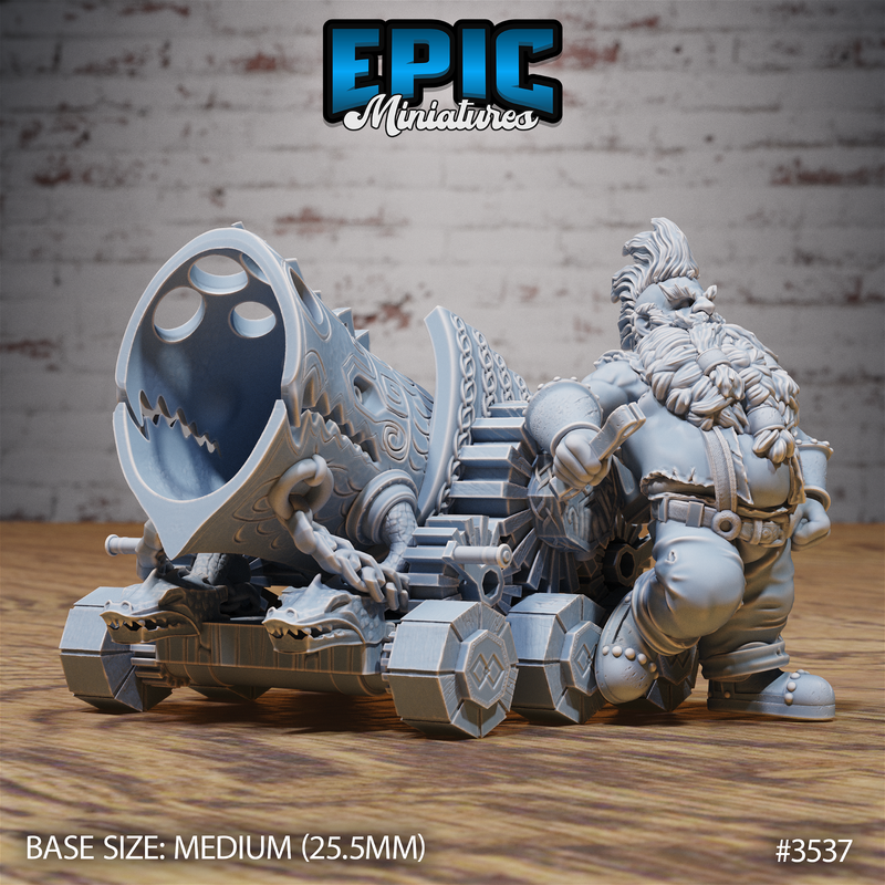 Cannon Dwarf 3D-printed model
