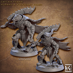 Captain Fenrir 3D-printed model