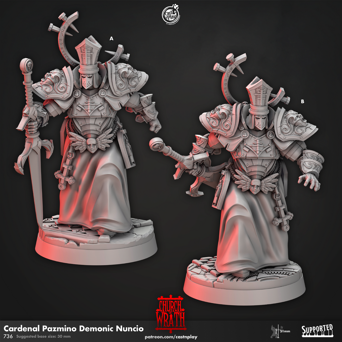 Cardinal Pazmino Demonic Nuncio - The Printable Dragon