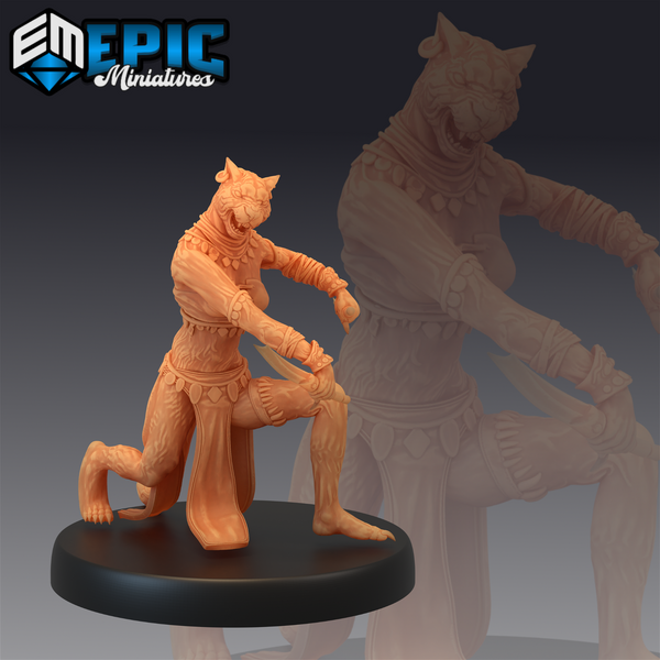 Carfolk Jaguar Huntress - The Printable Dragon