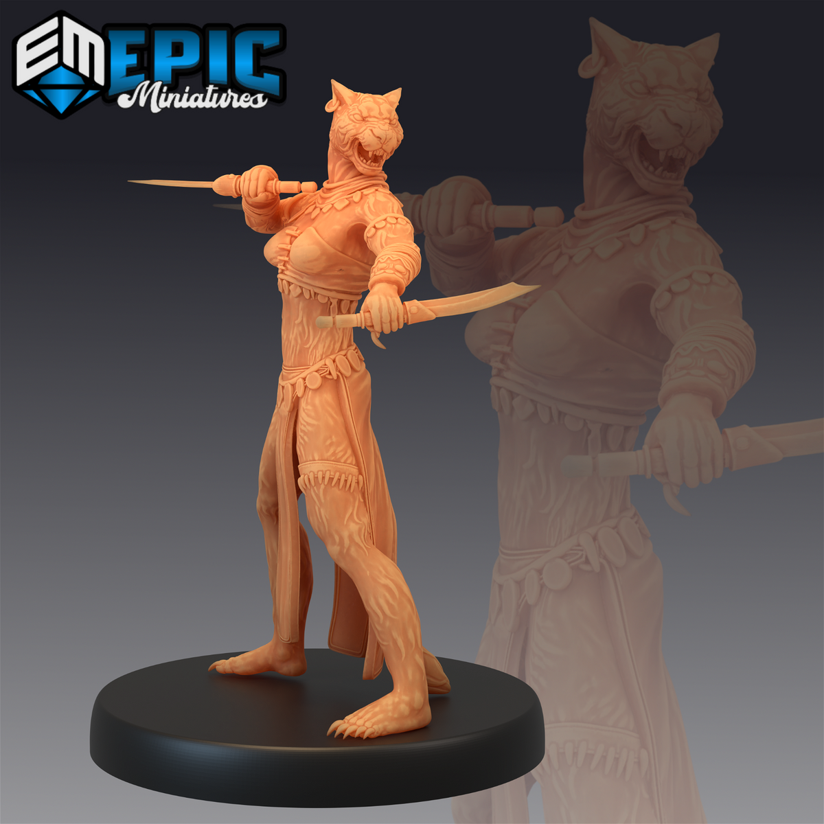Carfolk Jaguar Huntress - The Printable Dragon