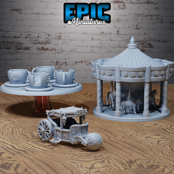 Carnival Rides 3D-printed model