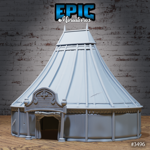 Carnival Tents 3D-printed model