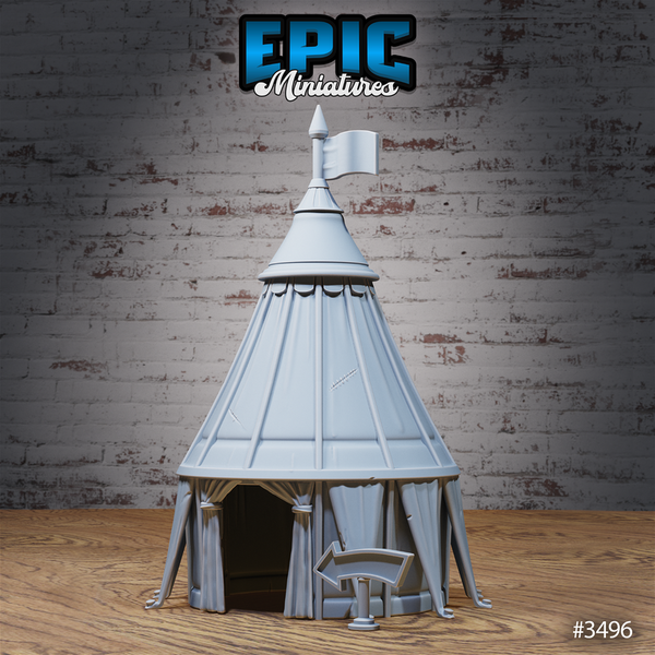 Carnival Tents 3D-printed model