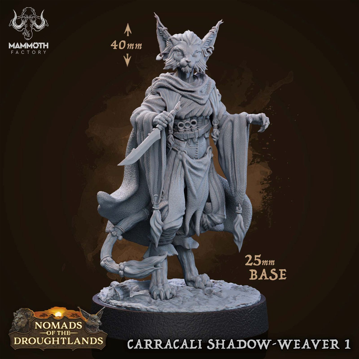 Carracali Shadow Weaver - The Printable Dragon