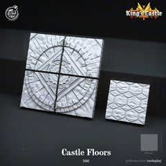 Castle Floor Tiles - The Printable Dragon