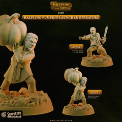 Halfling Pumpkin Launcher Operators