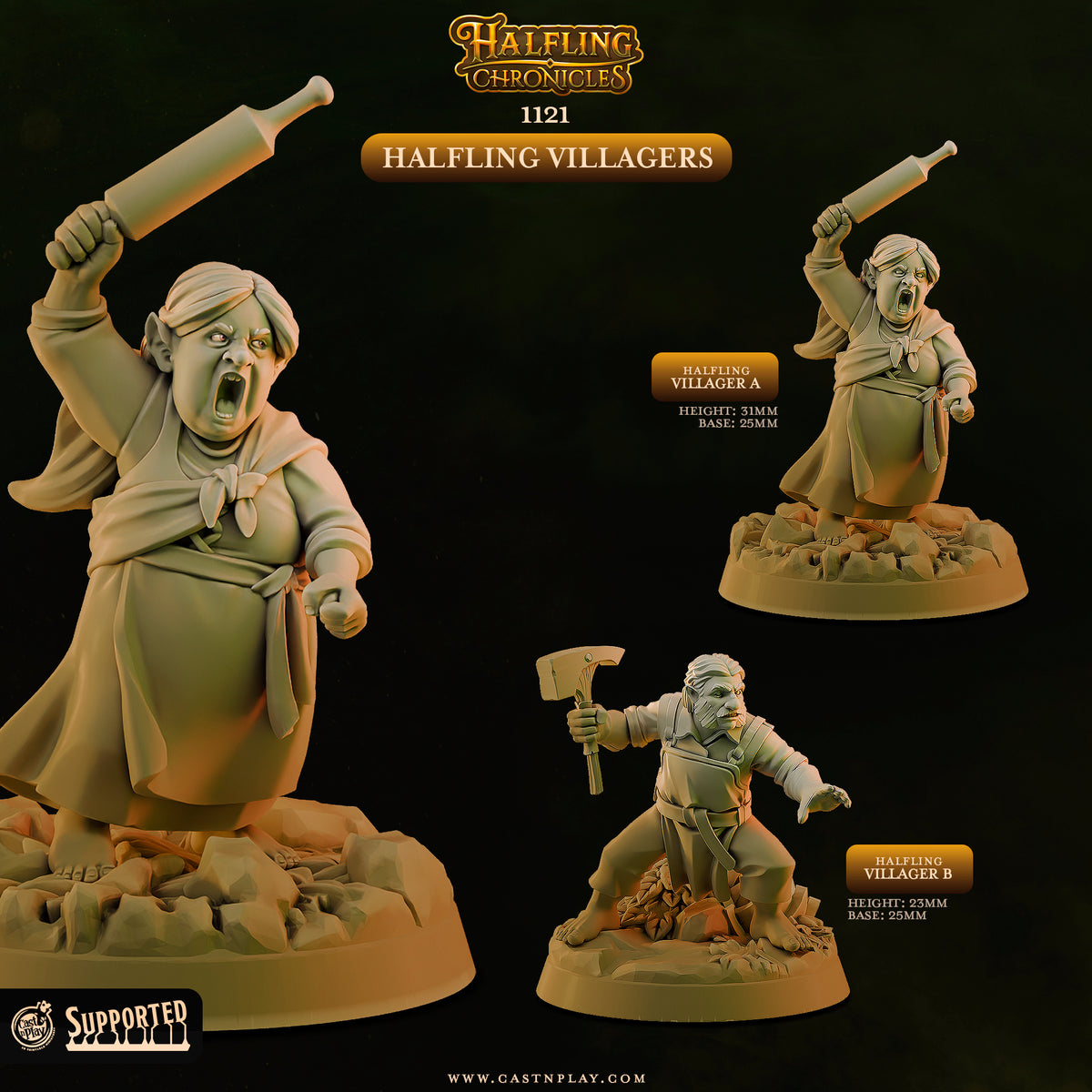 Halfling Villagers