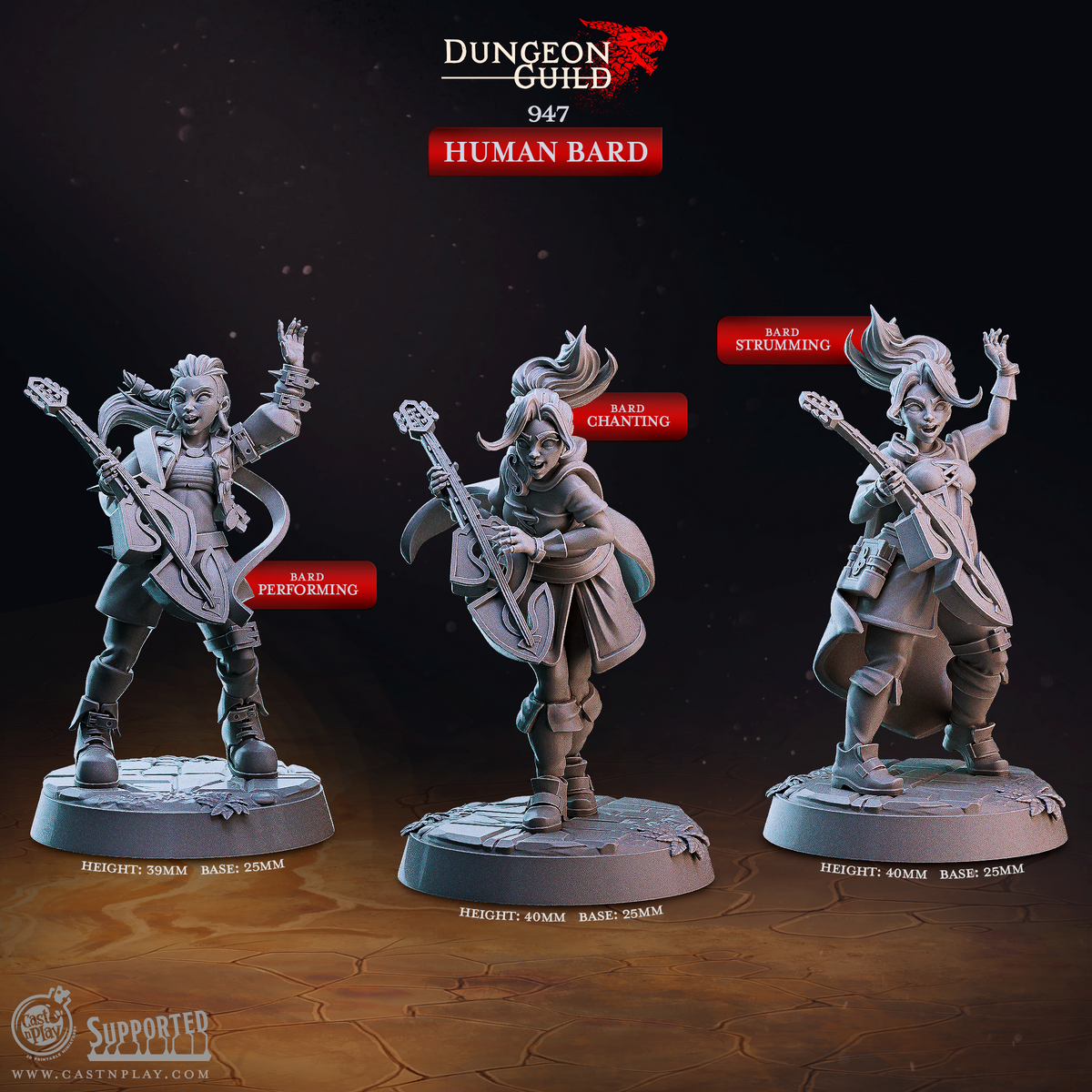 Human Bard 3D-printed model