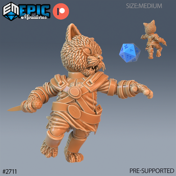 Cat Folk Tribe Dagger 3D-printed model