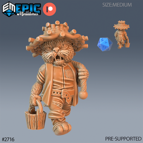 Cat Folk Tribe Fisher 3D-printed model