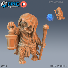 Cat Folk Tribe Lamp 3D-printed model