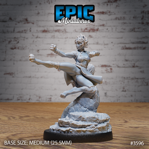 Cat Girl Monk 3D-printed model