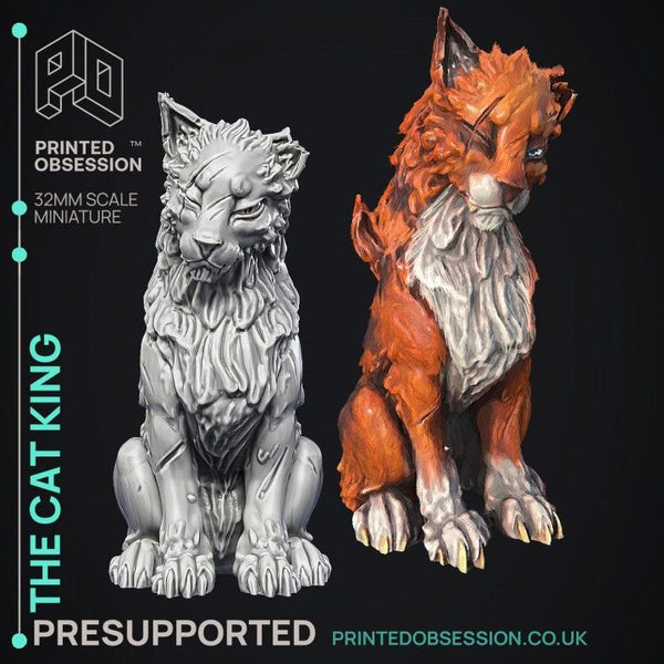 Cat King 3D-printed model