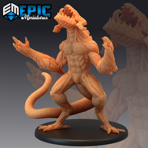 Cave Beast 3D-printed model