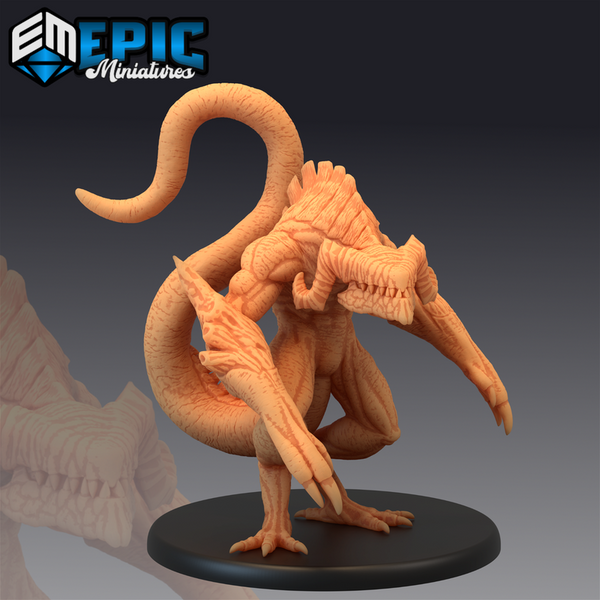 Cave Beast 3D-printed model