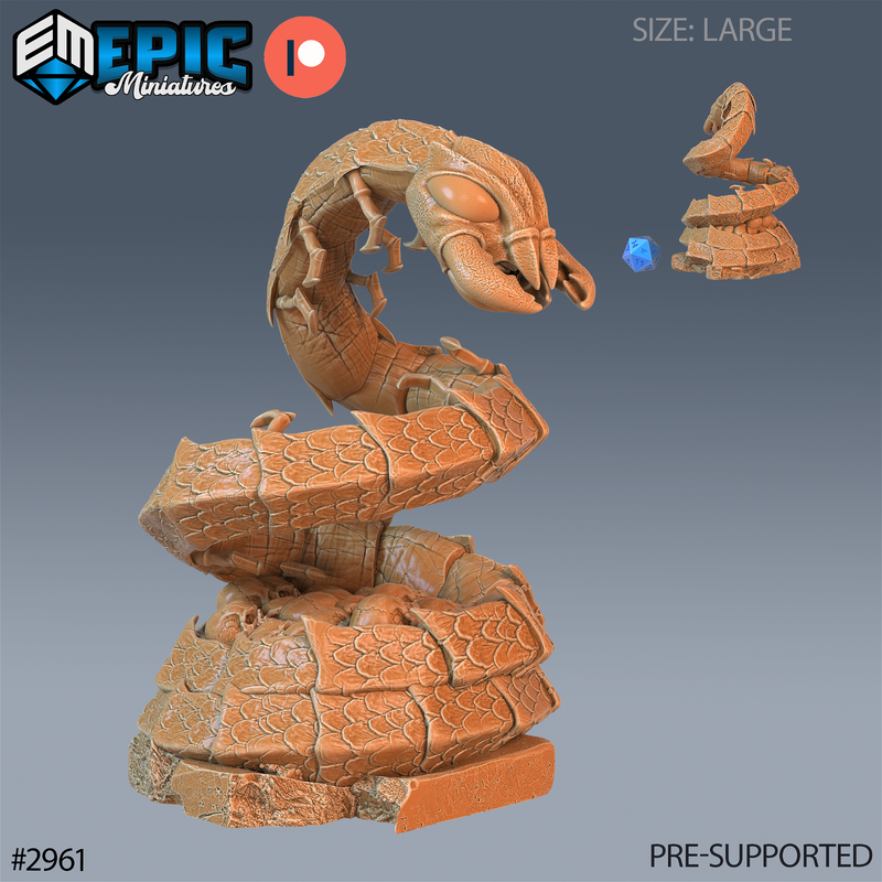 Cave Centipede 3D-printed model