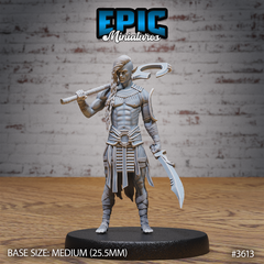 Cave Elf Barbarian 3D-printed model