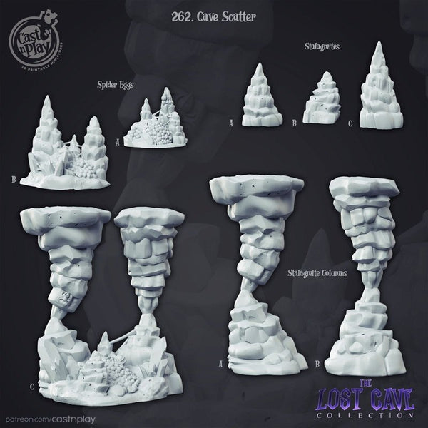 Cave Scatter 3D-printed model