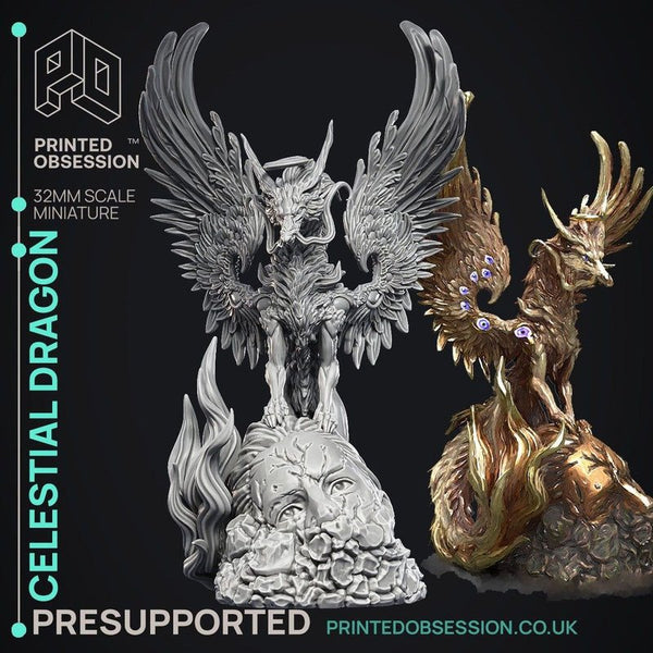Celestial Dragon 3D-printed model