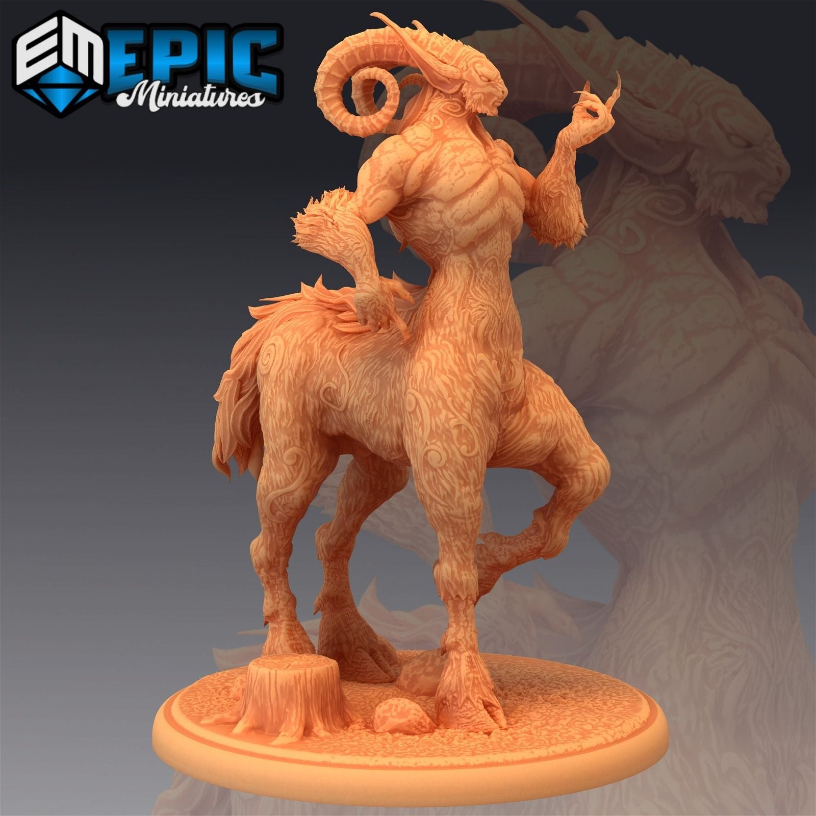 Centauroid Satyr - The Printable Dragon