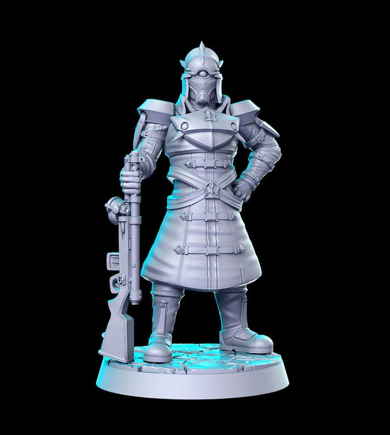Cerberus Officer 3D-printed model